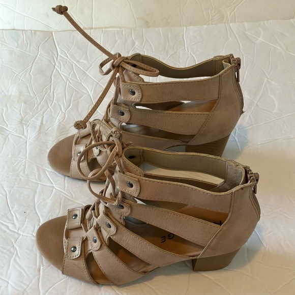 Rampage Valerie ankle blush heel shoes Sz 7M - Picture 2 of 10